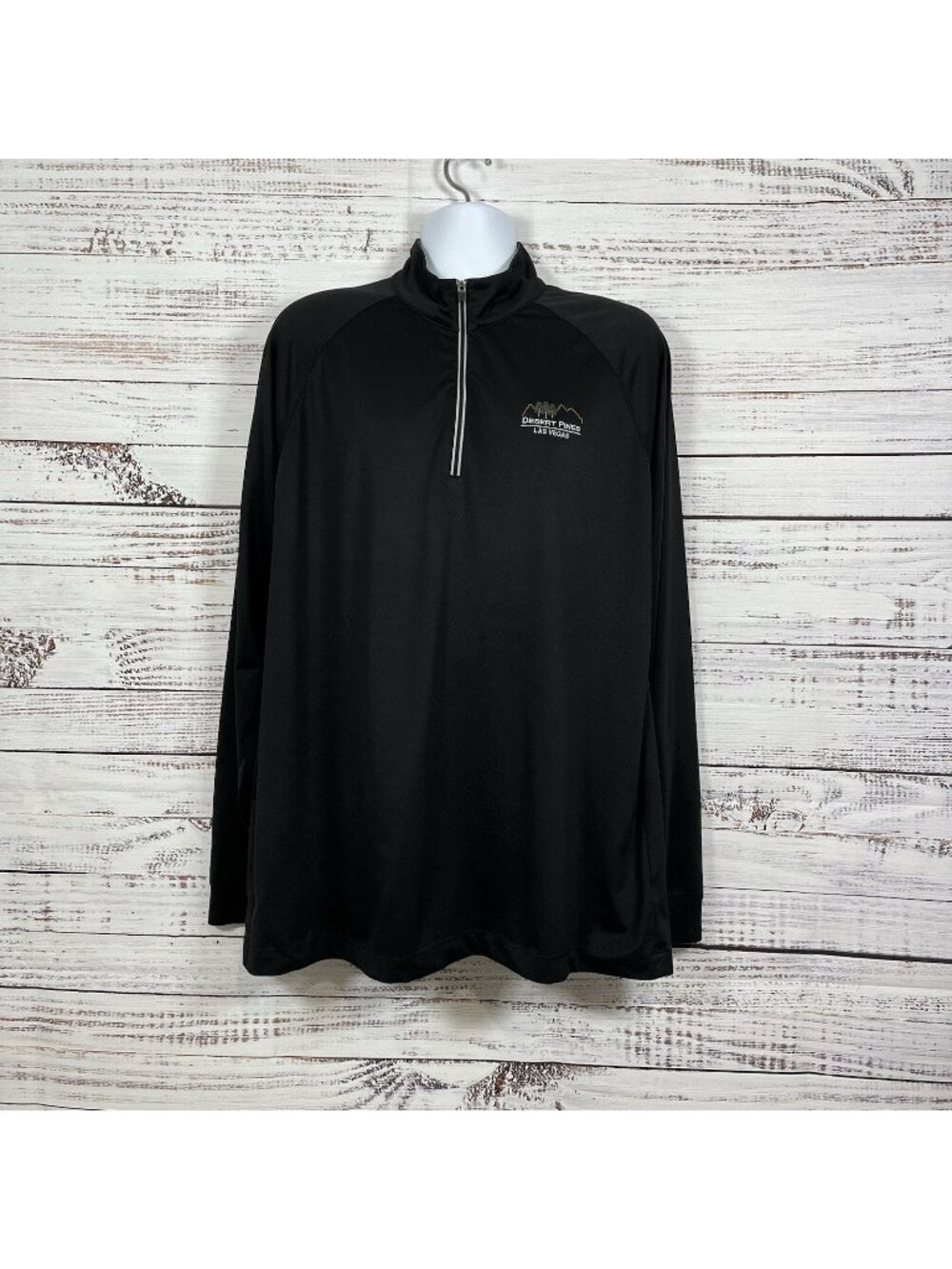 Greg Norman Black Desert Pines Golf Las Vegas 1/2 Zip Long Sleeve Top